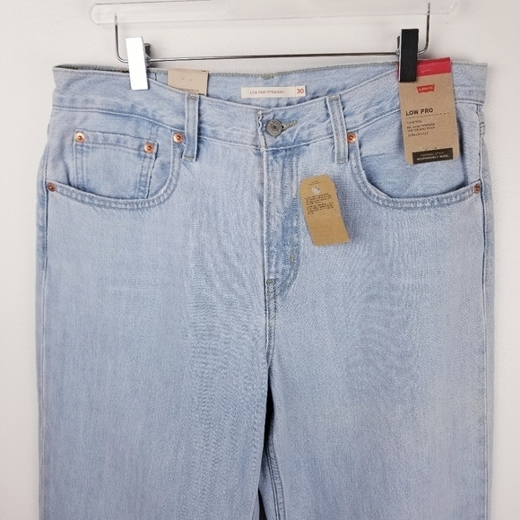 Levi's Low Pro Straight A09640011 Light Wash Jeans NWT size 30 - Picture 13 of 15